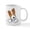 White, variant on CafePress - Pocket JRT BC2 Mug - 11 oz Ceramic Mug - Novelty Coffee Tea Cup