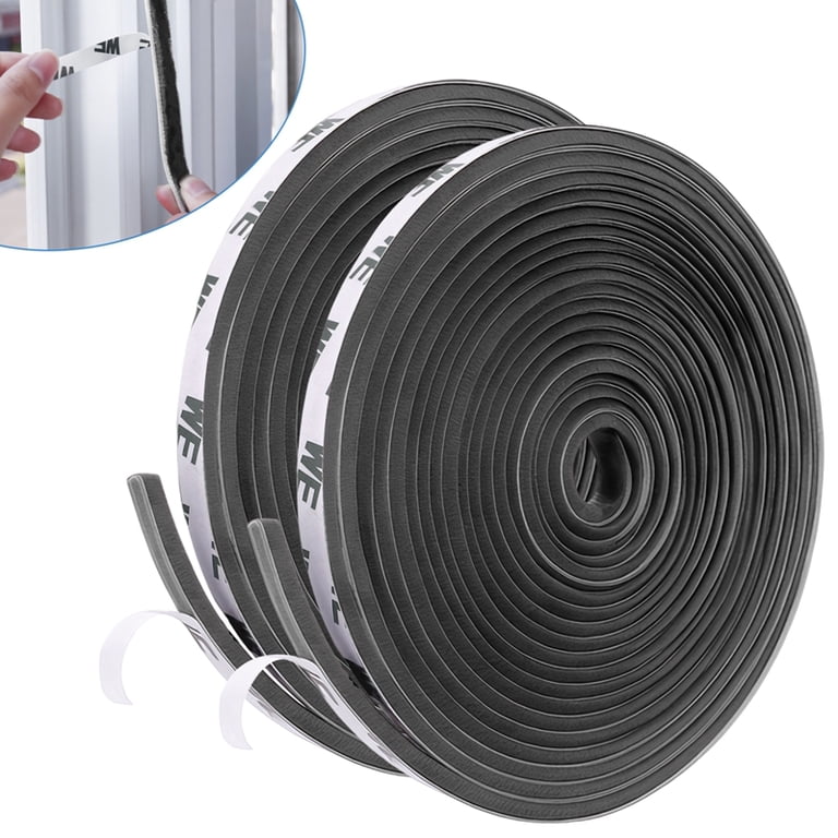 Armscye Brush Felt Weather Stripping, 32.8 Feet, Gray photo 1