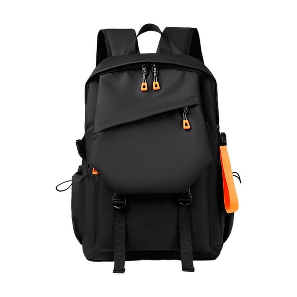 Mochila Para Hombre, Mochila De Viaje De Gran Tamaño De 50 L Con Puerto De Carga USB, Mochila Escolar De Negocios Compatible Con TSA Para Computadora Portátil De 17", Color Negro Zhivalor