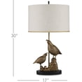 thumbnail image 2 of Currey And Company 6000-0886 30" Tall Animal Table Lamp - Black, 2 of 7
