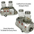 thumbnail image 5 of Urbalabs RV Camper Mobile Home Trailer Air Stream Salt and Pepper Shaker Caddy Farmhouse Country Dinner Table Holder Glass Set of Salt And Pepper Shakers Great Camping Lover Gift, 5 of 7