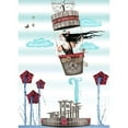 thumbnail image 3 of Horwath, Sara 14x18 Black Modern Framed Museum Art Print Titled - Weltzeituhr, 3 of 5