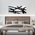 thumbnail image 4 of Hieng Boys Girls Abstract Picture Wall Decor Graffiti Canvas Wallfor Living Room Bedroom Kids Geometric Stripes Wall Painting Posters Colorful Bathroom Wall, 4 of 6