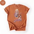 thumbnail image 3 of Dolly Shirt, Retro Country Music Tee, Pink Guitar Cowgirl Shirt, Western Concert Inspired T-Shirt, Country Singer Fan Gift, 3 of 5