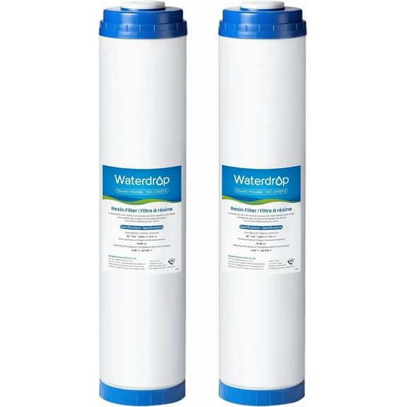 Waterdrop Spotless Car Wash Water Filter, Deionized Water, Spot Free, Replacement WD-CWE2 Spotless Car Wash System with Resin
