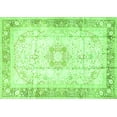 thumbnail image 1 of Ahgly Company Indoor Rectangle Persian Green Traditional Area Rugs, 2' x 5', 1 of 1