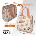 thumbnail image 3 of Shiba Inu Insulated Lunch Bag for Women & Adults,Large Portable Soft Cooler Lunch Bag,Thermal Food Storage Tote with Pearl Cotton,8.66L,8.75x5.75x9.5 Inch, 3 of 6