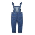 thumbnail image 2 of KIDSCOOL SPACE Girls Slim Ripped Holes Scratched Fashion Jeans Overalls,Blue,4-5 Years, 2 of 6