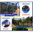 thumbnail image 4 of Machrus Upper Bounce 15 ft Round Trampoline Set with Safety Enclosure System – Backyard Trampoline - Outdoor Trampoline for Kids - Adults [54906090], 4 of 6