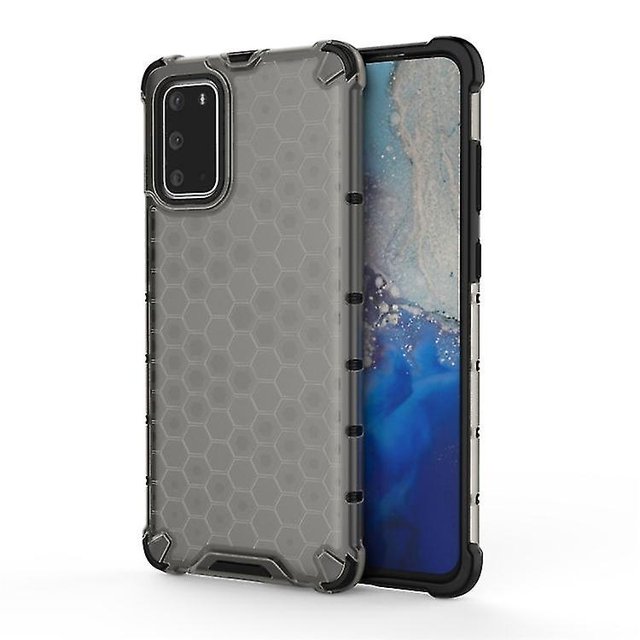Funda protectora de PC y TPU a prueba de golpes para Galaxy S20+ (negro)