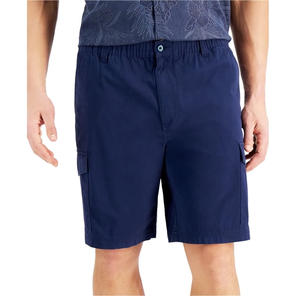 Tommy Bahama Mens Jungle Beach 9 Inch Casual Cargo Shorts, Blue, XX-Large