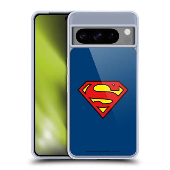 Head Case Designs Superman DC Comics Logos Classic Soft Gel Case for Google Pixel 8 Pro