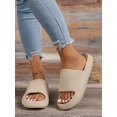 thumbnail image 1 of Women's Summer Casual Bathroom Slippers Indoor And Outdoor Soft & Comfortable Thick Sole Shock Absorbing Sandals, 1 of 5