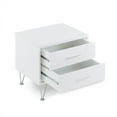 thumbnail image 1 of ACME Deoss Nightstand in White, 1 of 3
