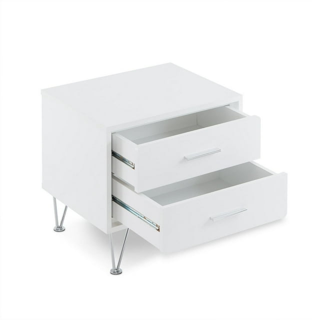 ACME Deoss Nightstand in White