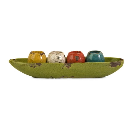 Mercade Tealight Candle Holders in Tray - Set of 5