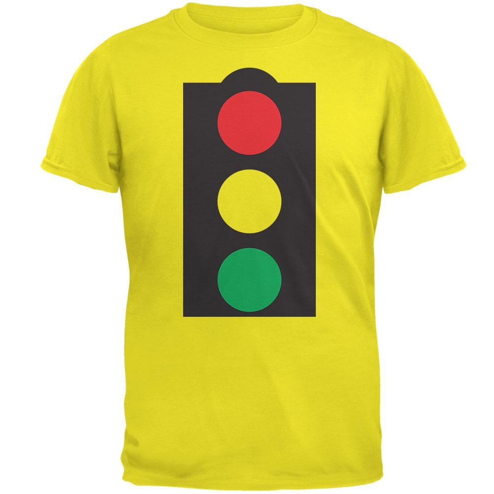 Halloween Men's Stoplight Costume Short Sleeve Graphic Tee