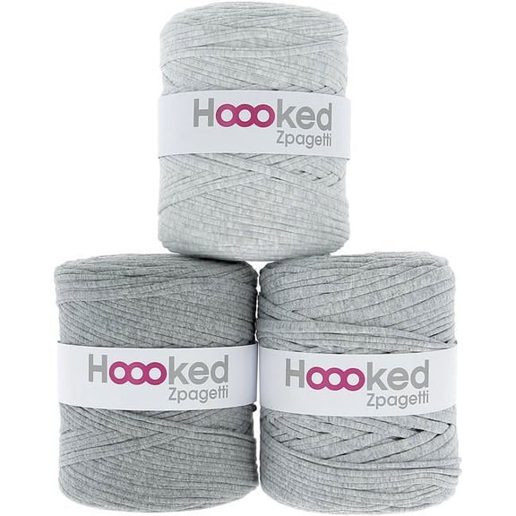 Hoooked Zapagetti Yarn - Gray