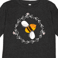 thumbnail image 4 of Inktastic Bee Cute Kids Honeybee Girls Long Sleeve Toddler T-Shirt, 4 of 5