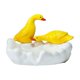 thumbnail image 3 of Jabonera con forma de pato, portátil, fácil de limpiar, duradera, bandeja para jabón Blanco, 3 of 9