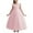 K-Pink, variant on Ulitacool Winter Dresses For Girls Sleeveless Round Neck Elegant Long Formal Dress With Bow And Beaded For Birthday Party Pageant Gown Soft Wear Light Green 8-9 Years