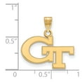 thumbnail image 2 of Solid 14k Yellow Gold Georgia Institute of Technology Small Pendant (19mm x 19mm), 2 of 2