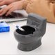 thumbnail image 5 of Cenicero de Cerámica para Inodoro, Cenicero de Escritorio para Baño, Adorno Decorativo Personalizado, Tendencia para Baño Masculino., 5 of 6