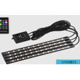 thumbnail image 1 of Fosa 4pcs 48 LED Multicolor Music Car Interior Light, Car LED Strip Light, 1 of 2