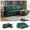 Green, variant on 82" L-Shaped Convertible Sleeper Sectional Sofa with Pull-Out Bed, Storage Chaise, Removable Back Cushions, Modular Corner Couch for Living Room, Apartment, Home Office