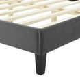 thumbnail image 4 of Modway Alexandria Tufted Performance Velvet King Platform Bed in Charcoal, 4 of 10
