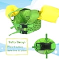 thumbnail image 4 of Emovendo Swim Vest Arm Bands Swim Training Adjustable One Size, Yellow and Green, 4 of 7