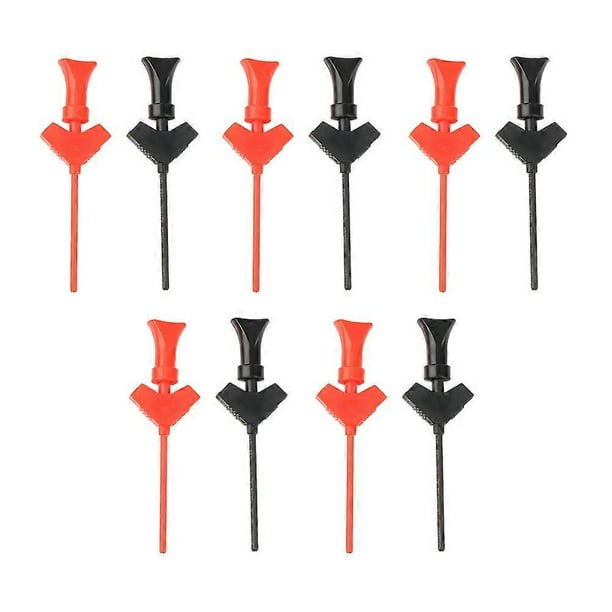 P5003 Lot de 10 mini-crochets de test pour pinces de test CMS IC, accessoires d'analyse logique