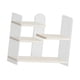 thumbnail image 3 of Estante para tazas de MDF acrílico, estante de exhibición para estación de café con estantes multicapa y Ondulación blanca, 3 of 7
