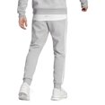 thumbnail image 2 of Pantalones adidas Essentials de forro polar con puños cónicos, 3 rayas, para hombre, 2 of 2