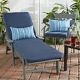 thumbnail image 5 of Greendale Home Fashions 73'' x 23'' Outdoor Chaise Lounge Cushion, Navy, 5 of 8
