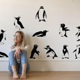thumbnail image 3 of Calcomanía de pared de pingüino blanco, calcomanía de pared de pingüino divertido de dibujos animados, decoración de pared extraíble para guardería, fiesta de invierno, sala de estar, dormitorio,, 3 of 8