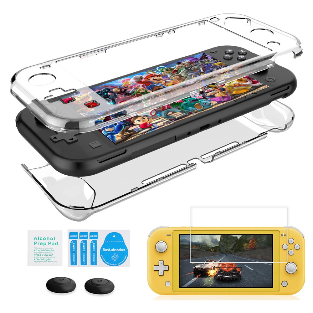Protective Case for Nintendo Switch Lite 2019, EEEkit Clear PC Slim