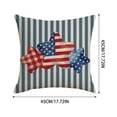 thumbnail image 2 of 4th of July Pillow Covers Set of 4,18x18 Inch,Decor Patriotic America USA Holiday Pillow Case Independence Memorial Day Decoration for Home Sofa Couch Red White and Blue, 2 of 6