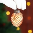 thumbnail image 3 of 12 Pieces Glass Christmas Ornaments Pinecone Large X mas Tree Décor Copper Bulk Christmas Tree Decoration, 3 of 3
