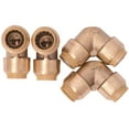 thumbnail image 2 of Reliance Worldwide U248LFJ8 0.5 in. Push-to-Connect Brass Elbow Fitting - Pack of 8, 2 of 3
