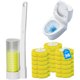 thumbnail image 1 of Juego de Cepillo de Inodoro Desechable 36pcs con portamangos. para la Limpieza del baño, la Cocina y Otras áreas, fácil y Simple de Usar, 1 of 4