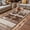 brown, variant on Farmhouse Outdoor Rug for Patio/Deck/Porch, Non-Slip Large Area Rug 3 x 5 Ft, Vintage Country Texas Star Plaid Wooden Grain Indoor Outdoor Rugs Washable Area Rugs, Camping Rug Carpet Runner