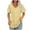33#Yellow, variant on DecSea Womens Printed T Shirts V Neck Short Sleeve Casual Tops Loose Fit Basic Tees with Curved Hem