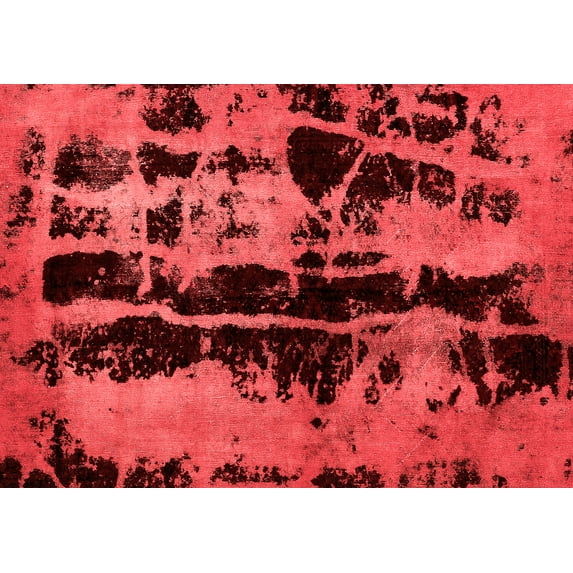 Ahgly Company Indoor Rectangle Persian Red Bohemian Area Rugs, 5' x 7'