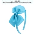thumbnail image 2 of 7 pcs Girls Boutique Grosgrain Ribbon Headbands with Bows, 2 of 8