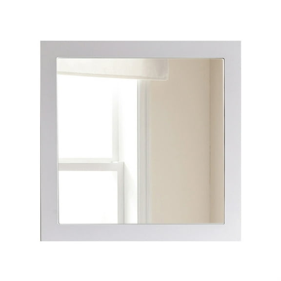 Laviva 313FF-3030W 0.79 x 30 x 30 in. Sterling Framed Square White Mirror