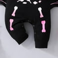 thumbnail image 4 of bbymog Halloween Infant Girl Clothes Newborn Two Piece Long Sleeve Baby Boy Rompers with Hat Set Girls' Jumpsuits & Rompers Black-3 100, 4 of 8