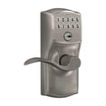 thumbnail image 2 of Cerradura de puerta SCHLAGE Níquel satinado FE595VCAM619ACC Camelot, 2 of 9