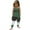 Green, variant on NAISIBABY Girls Suspenders Jumpsuit, Sleeveless Solid Color patchwork Printed Summer Romper Brown 2T