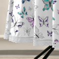 thumbnail image 5 of Coolnut 60" Butterfly Round Tablecloth, Waterproof Spillproof Polyester Fabric Table Cover with Zipper Umbrella Hole for Outdoor Patio Garden Dining Party, 5 of 7